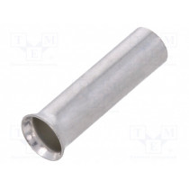 TUL-NI-02510; Bootlace ferrule; non-insulated; copper; 2.5mm2; 10mm; tinned; NINIGI