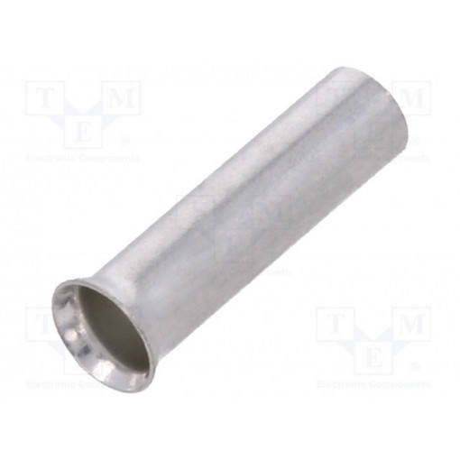 TUL-NI-02510; Bootlace ferrule; non-insulated; copper; 2.5mm2; 10mm; tinned; NINIGI