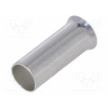 TUL-NI-06010; Bootlace ferrule; non-insulated; copper; 6mm2; 10mm; tinned; NINIGI TUL-NI-06010; Bootlace ferrule; non-insulated; copper; 6mm2; 10mm; tinned; NINIGI