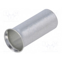 TUL-NI-10012; Bootlace ferrule; non-insulated; copper; 10mm2; 12mm; tinned; NINIGI