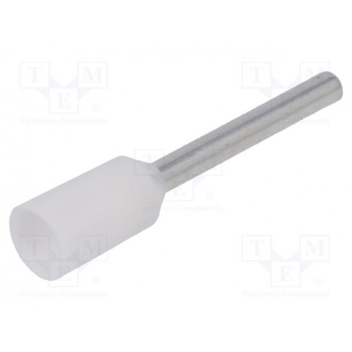 TUL-RI-00510; Bootlace ferrule; insulated; copper; Insulation: polyamide; 10mm; NINIGI