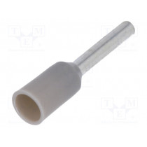 TUL-RI-00708; Bootlace ferrule; insulated; copper; Insulation: polyamide; 8mm; NINIGI