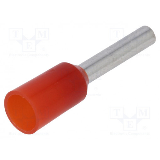 TUL-RI-01008; Bootlace ferrule; insulated; copper; Insulation: polyamide; 1mm2; NINIGI