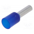TUL-RI-02508; Bootlace ferrule; insulated; copper; Insulation: polyamide; 8mm; NINIGI TUL-RI-02508; Bootlace ferrule; insulated; copper; Insulation: polyamide; 8mm; NINIGI