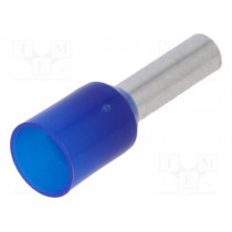 TUL-RI-02508; Bootlace ferrule; insulated; copper; Insulation: polyamide; 8mm; NINIGI