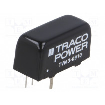 TVN 3-0910; Converter: DC/DC; 3W; Uin: 4.5÷13.2V; Uout: 3.3VDC; Iout: 700mA; SIP8; TRACO POWER