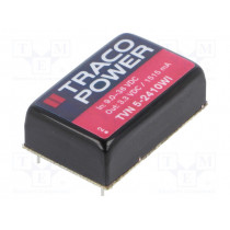 TVN 5-2410WI; Converter: DC/DC; 5W; Uin: 9÷36V; Uout: 3.3VDC; Iout: 1515mA; DIP24; TRACO POWER