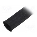 170-01000; Polyester conduit; Braid diameter: 4÷5mm; Mat: PET,polyester; HELLERMANNTYTON
