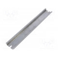 TZ35.201; DIN rail; steel; W: 35mm; L: 218mm; ZP240190105; Plating: zinc; KRADEX