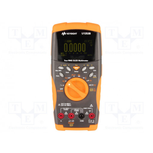 U1253B; Digital multimeter; OLED 5 digits (50000); Bargraph: 21segm.; KEYSIGHT TECHNOLOGIES
