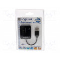 UA0139; Hub USB; USB 1.1,USB 2.0; PnP; black; Number of ports: 4; 480Mbps; LOGILINK UA0139; Hub USB; USB 1.1,USB 2.0; PnP; black; Number of ports: 4; 480Mbps; LOGILINK