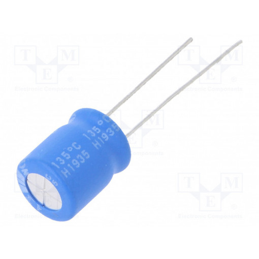 UBW1H101MPD1TD; Capacitor: electrolytic; THT; 100uF; 50VDC; Ø10x12.5mm; Pitch: 5mm; NICHICON