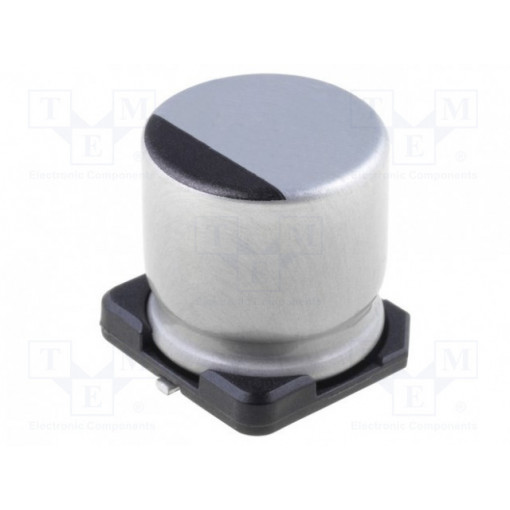 UCD1E101MCL1GS; Capacitor: electrolytic; low impedance; SMD; 100uF; 25VDC; ±20%; NICHICON