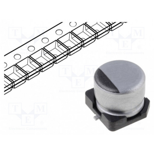 UCM1H220MCL1GS; Capacitor: electrolytic; low impedance; SMD; 22uF; 50VDC; Ø5x5.8mm; NICHICON