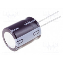 UCS2G470MHD6; Capacitor: electrolytic; THT; 47uF; 400VDC; Ø18x20mm; Pitch: 7.5mm; NICHICON