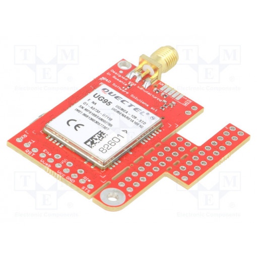 UGSM219-UG95E#SMA; Expansion board; UART,USB; 3G; IoT; SIM,USB B mini; Quectel UG95E; R&D SOFTWARE SOLUTIONS UGSM219-UG95E#SMA; Expansion board; UART,USB; 3G; IoT; SIM,USB B mini; Quectel UG95E; R&D SOFTWARE SOLUTIONS