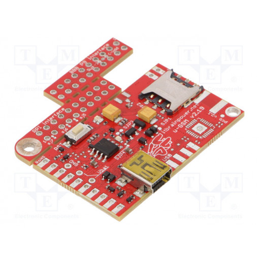 UGSM219-UG96#UFL; Expansion board; UART,USB; 3G; IoT; SIM,U.FL,USB B mini; 27x45mm; R&D SOFTWARE SOLUTIONS