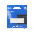 UME2-0160W0R11; Pendrive; USB 2.0; 16GB; Read: 20MB/s; Write: 5MB/s; Colour: white; GOODRAM UME2-0160W0R11; Pendrive; USB 2.0; 16GB; Read: 20MB/s; Write: 5MB/s; Colour: white; GOODRAM