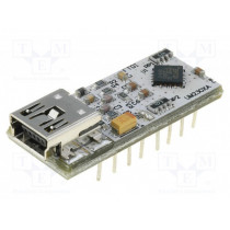 UMFT230XA-01; Module: USB; basic UART; DIP16,USB B mini; 3Mbps; FTDI