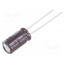 UPM1A471MPD1TD; Capacitor: electrolytic; low impedance; THT; 470uF; 10VDC; ±20%; NICHICON