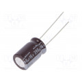 UPM1C391MPD6TD; Capacitor: electrolytic; low impedance; THT; 390uF; 16VDC; ±20%; NICHICON