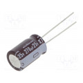 UPM1E271MPD6TD; Capacitor: electrolytic; low impedance; THT; 270uF; 25VDC; ±20%; NICHICON