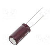 UPM1J101MPD1TD; Capacitor: electrolytic; low impedance; THT; 100uF; 63VDC; ±20%; NICHICON