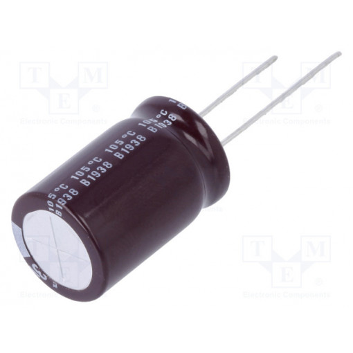 UPW0J682MHD1TN; Capacitor: electrolytic; THT; 6800uF; 6.3V; ±20%; -55÷105°C; NICHICON