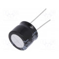 URZ1E222MHD1TN; Capacitor: electrolytic; THT; 2200uF; 25VDC; Ø18x15mm; Pitch: 7.5mm; NICHICON