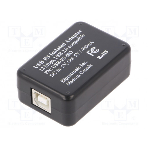 USB 2.0 FS ISOLATOR; Accessories: isolator unit; IDC14,IDC20; Interface: USB 2.0; ELPROTRONIC INC. USB 2.0 FS ISOLATOR; Accessories: isolator unit; IDC14,IDC20; Interface: USB 2.0; ELPROTRONIC INC.