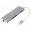 45850; Adapter; USB 3.0; Colour: grey; Enclos.mat: aluminium; Goobay