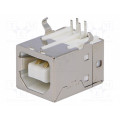 DS1099-WN0; Socket; USB B; THT; angled 90°; CONNFLY DS1099-WN0; Socket; USB B; THT; angled 90°; CONNFLY