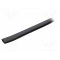 UT-4.3.01; Hole and edge shield; PVC; L: 10m; black; H: 9.5mm; W: 6.5mm; ROZTOCZE