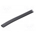 UT-4.6; Hole and edge shield; PVC; L: 10m; black; H: 17mm; W: 10mm; ROZTOCZE