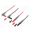 UT-L09; Set of test leads; Inom: 10A; Len: 1m; red and black; UNI-T UT-L09; Set of test leads; Inom: 10A; Len: 1m; red and black; UNI-T