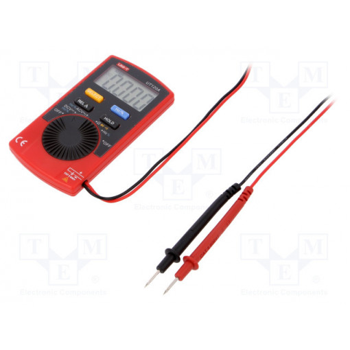 UT120A; Digital multimeter; LCD (4000); VDC: 1m÷4/40/400/600V; 0.1÷99.9%; UNI-T