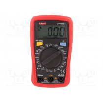UT131B; Digital multimeter; LCD (2000),with a backlit; Diode test: yes; UNI-T