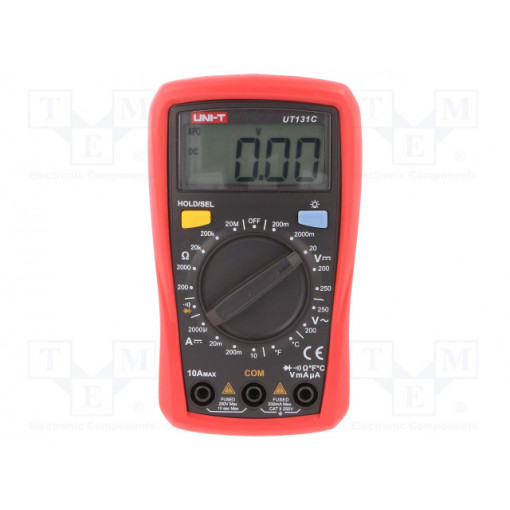 UT131C; Digital multimeter; LCD (2000),with a backlit; -40÷1000°C; UNI-T