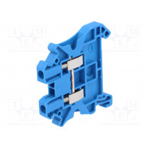 UT 2,5 BU 3044089; Splice terminal: rail; 0.14÷2.5mm2; ways: 1; terminals: 2; blue; PHOENIX CONTACT
