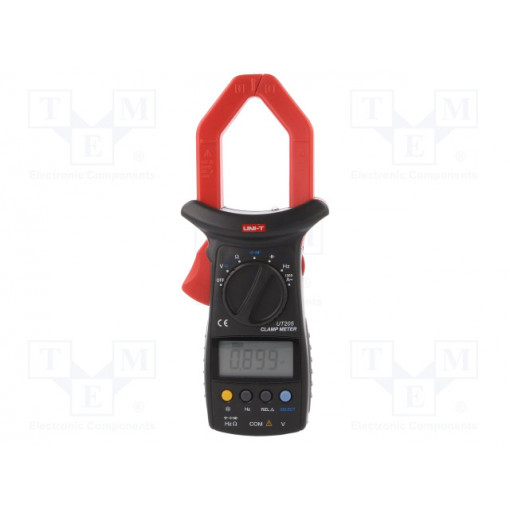 UT205; AC digital clamp meter; Øcable: 40mm; LCD (3999),with a backlit; UNI-T