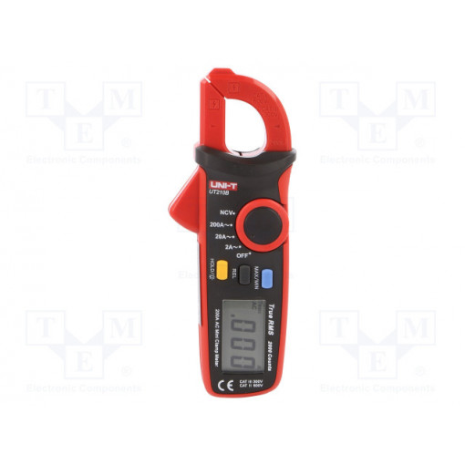 UT210B; AC digital clamp meter; Øcable: 16mm; LCD (2000),with a backlit; UNI-T