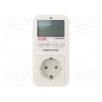 UT230B-EU; Electric energy meter; digital; 130x65x37mm; 3680W; Plug: EU; 155g; UNI-T