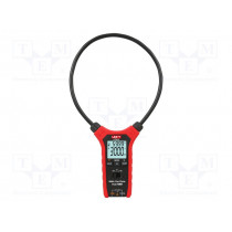 UT281E; AC digital clamp meter; LCD; VAC: 6/60/600V; True RMS; Ø: 457mm; UNI-T