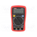 UT33B+; Digital multimeter; LCD,with a backlit; VDC: 200m/2/20/200/600V; UNI-T