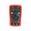 UT33C+; Digital multimeter; LCD,with a backlit; VDC: 200m/2/20/200/600V; UNI-T
