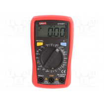 UT33C+; Digital multimeter; LCD,with a backlit; VDC: 200m/2/20/200/600V; UNI-T