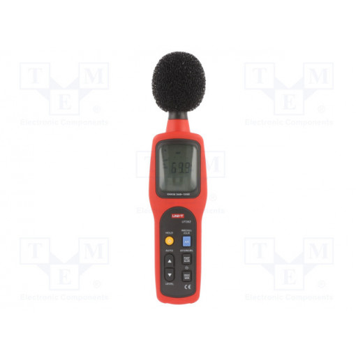 UT352; Meter: sound level; LCD,bargraph; Sound level meas: 30÷130dB; UNI-T