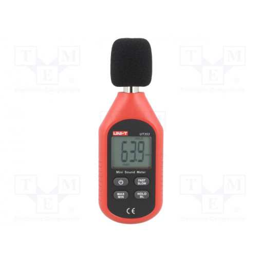 UT353; Meter: sound level; LCD,with a backlit; 150x52x27mm; UNI-T