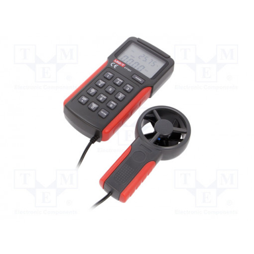 UT361; Thermoanemometer; LCD,with a backlit; 2÷30m/s; 0÷40°C; UNI-T