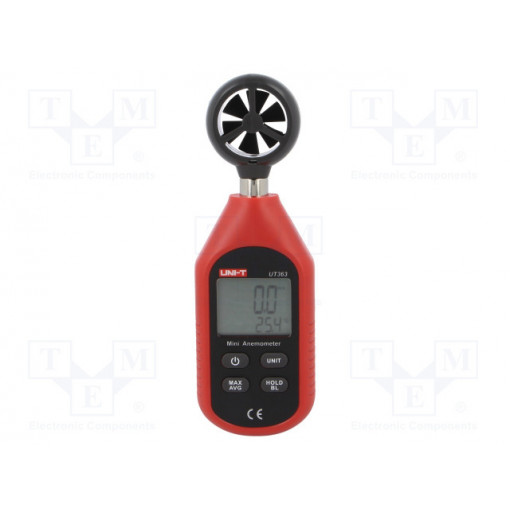 UT363; Thermoanemometer; 0÷30m/s; -10÷50°C; Equipment: batteries; UNI-T